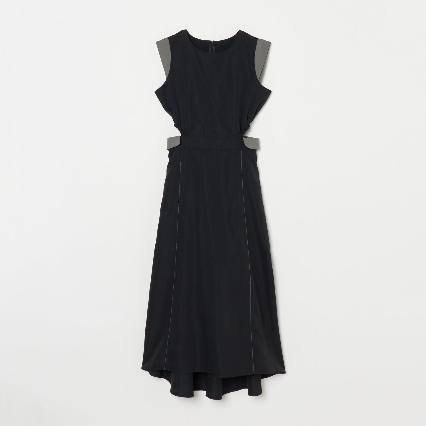 Side Open Flap Stitch Dress