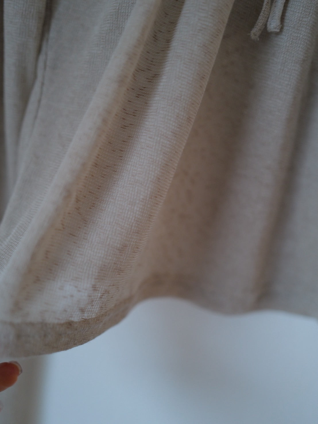 Decollete Gather Sheer Tops