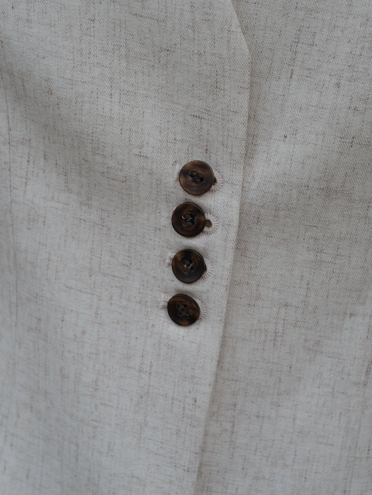 Lined Bottons Classical Cocoon Jacket
