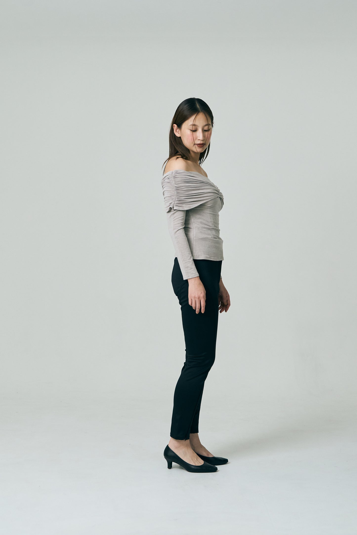 Crossed Reversible Offshoulder Tops
