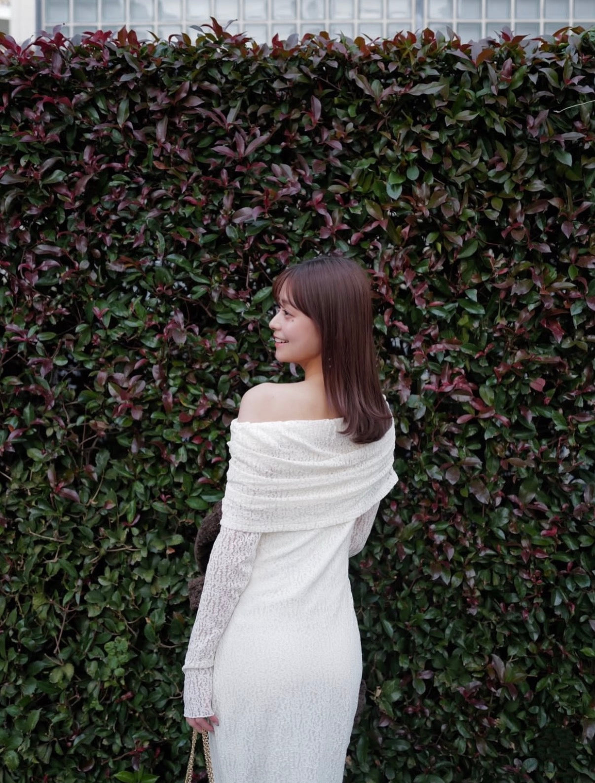 Lace Skin Convertible Drape Dress