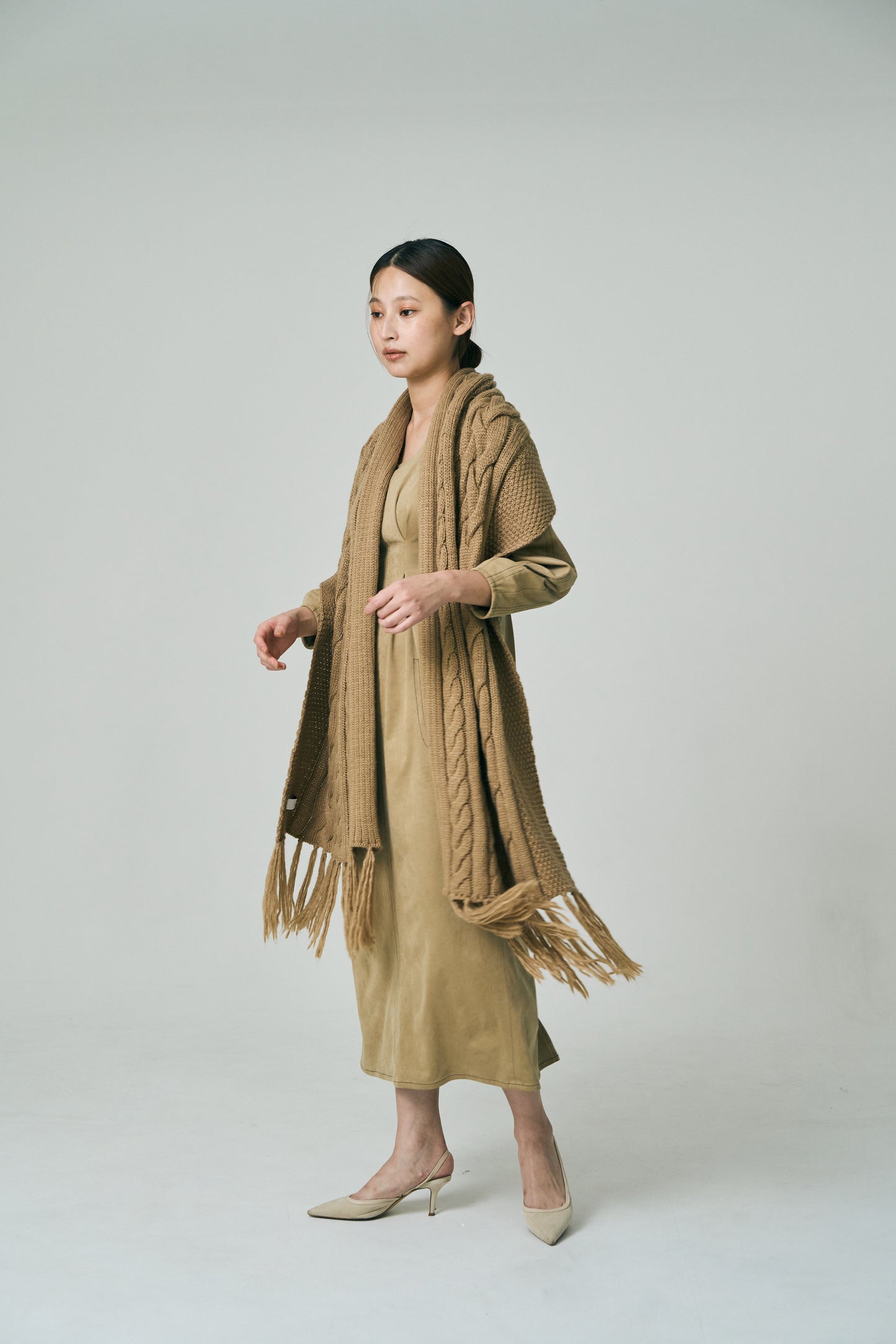 Uneck Stitch Cocoon Dress