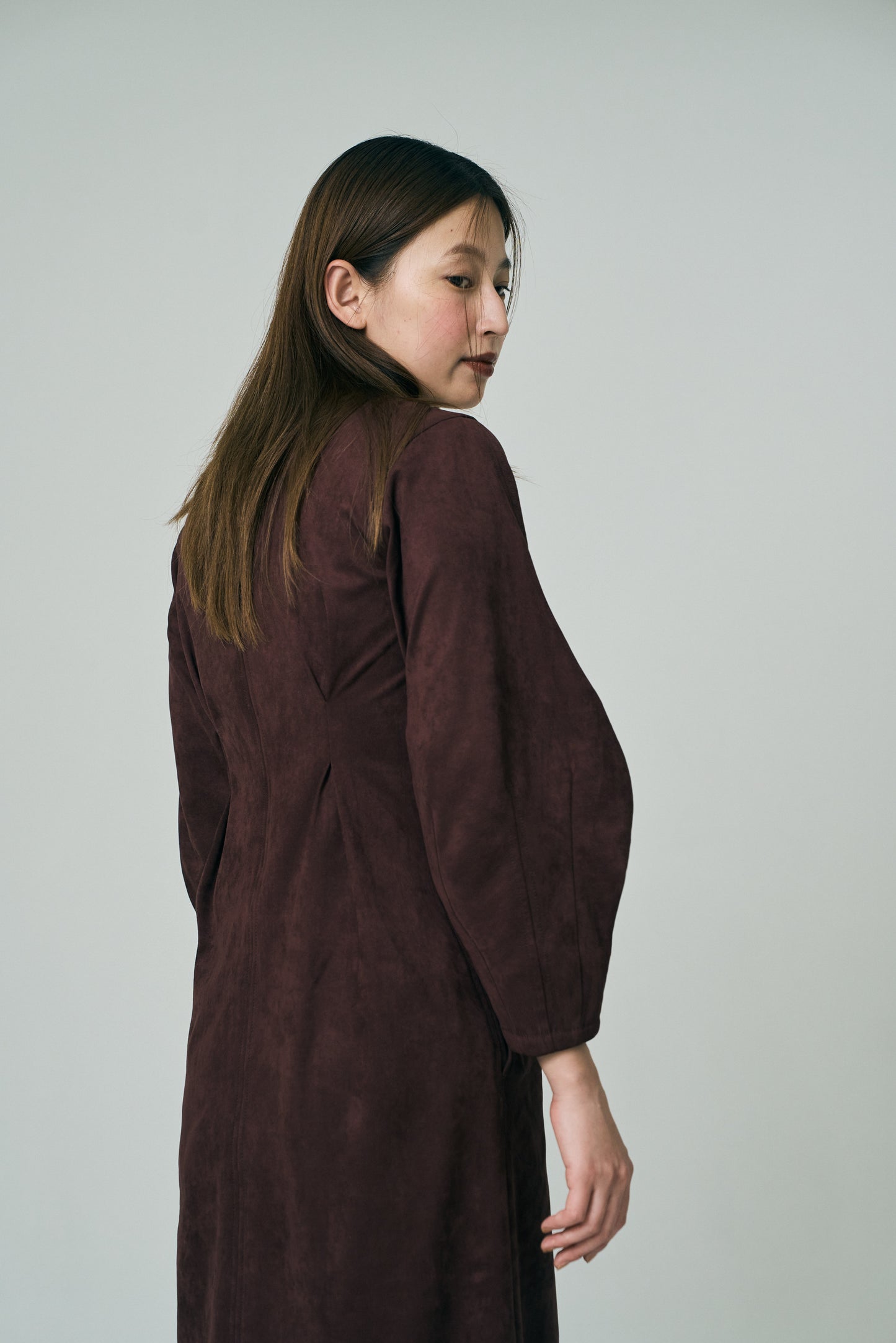 Uneck Stitch Cocoon Dress