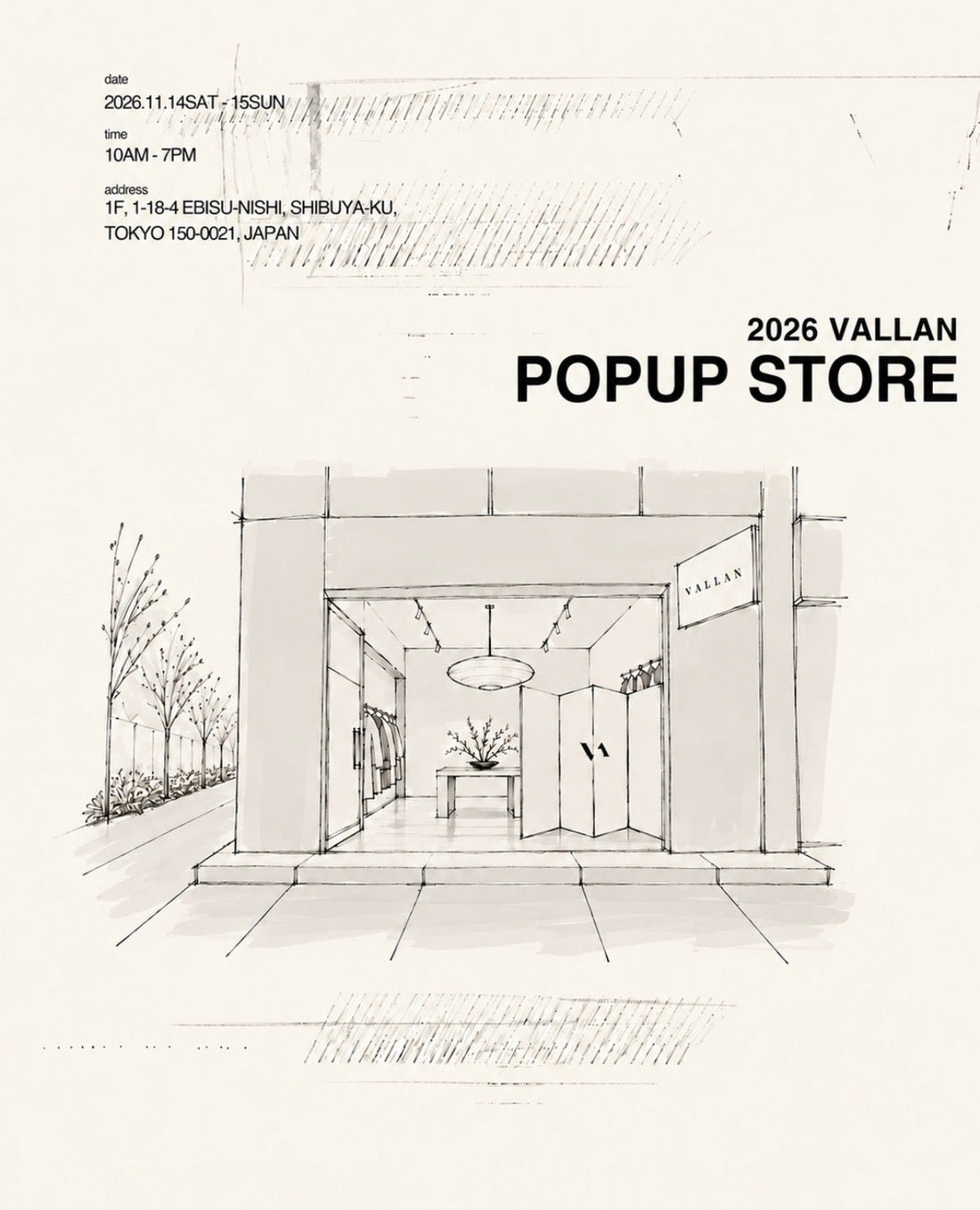 VALLAN　POPUP STORE開催のお知らせ