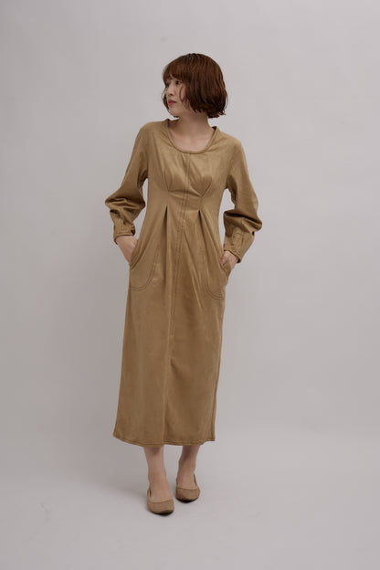 Uneck Stitch Cocoon Dress