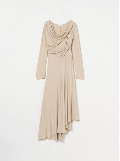 Sculpted Flow Drape Dress