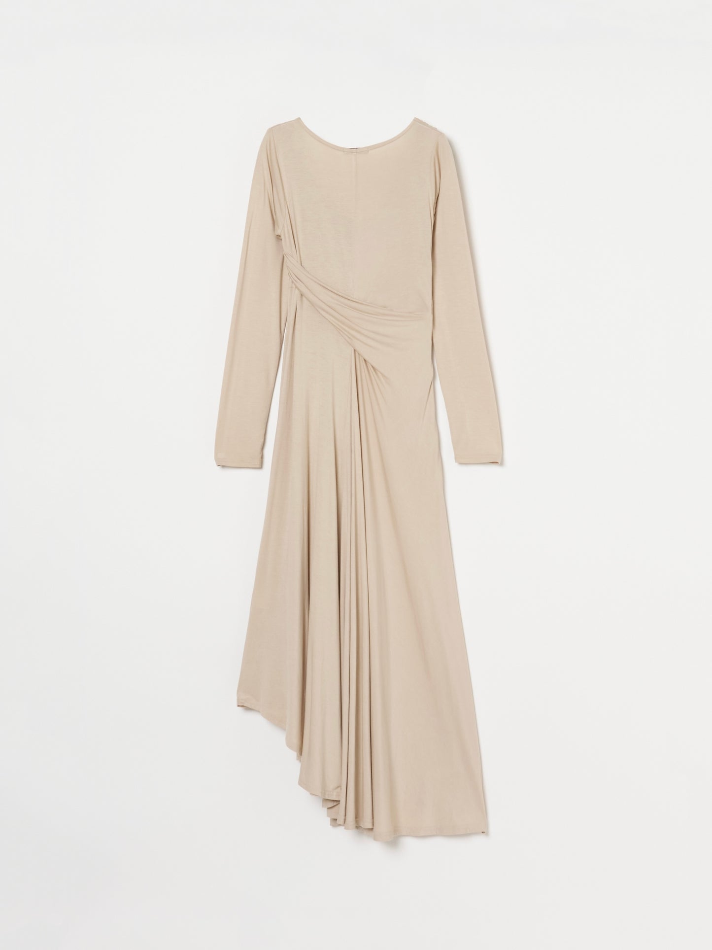 Sculpted Flow Drape Dress