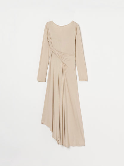 Sculpted Flow Drape Dress