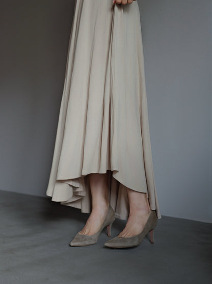 Sculpted Flow Drape Dress