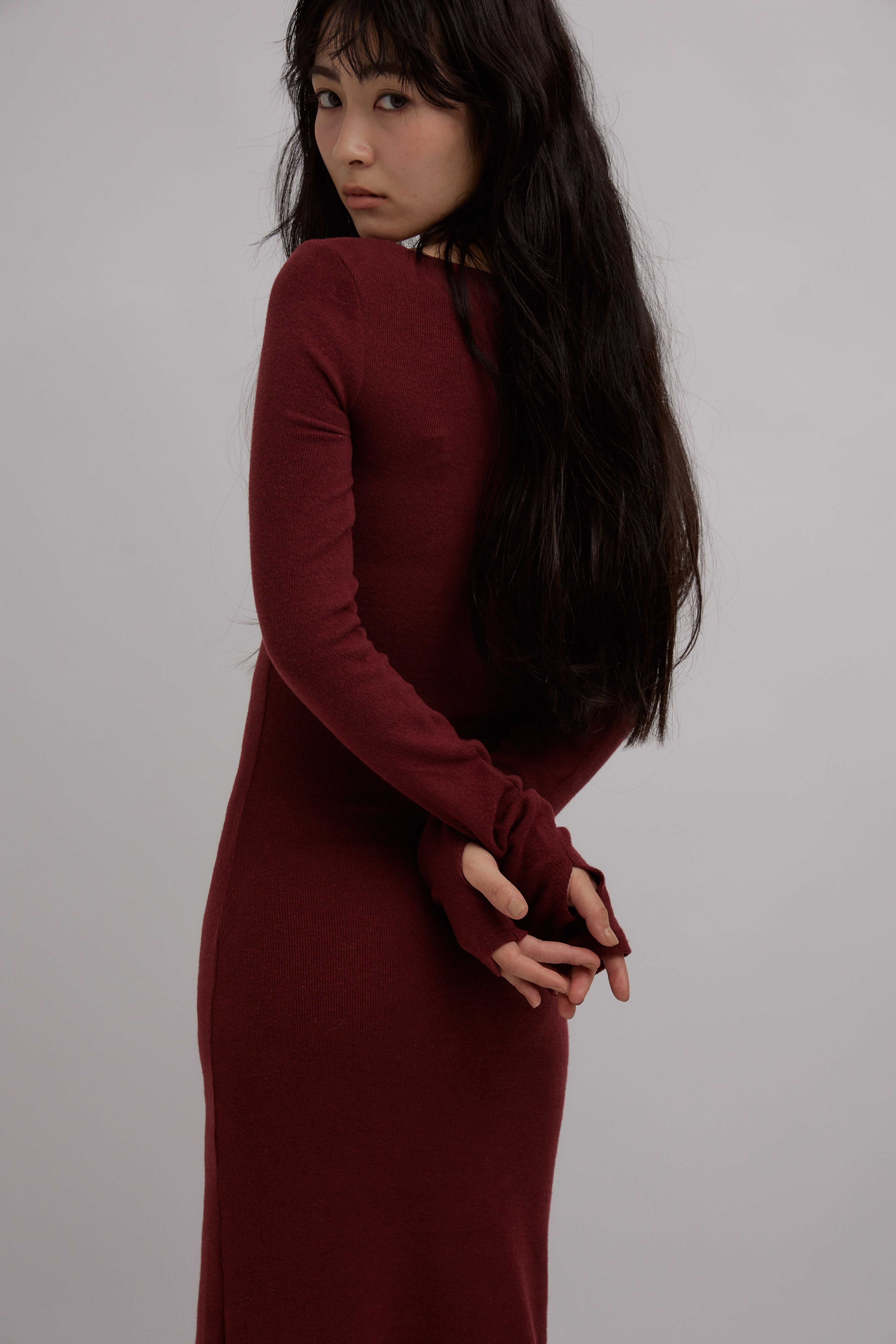 ワンピース vallan Layered Nuance Cutout Dress Layered Nuance Cutout Dress – VALLAN