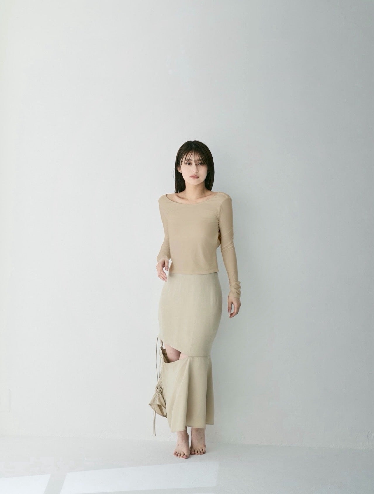 Drape Back Metal Top