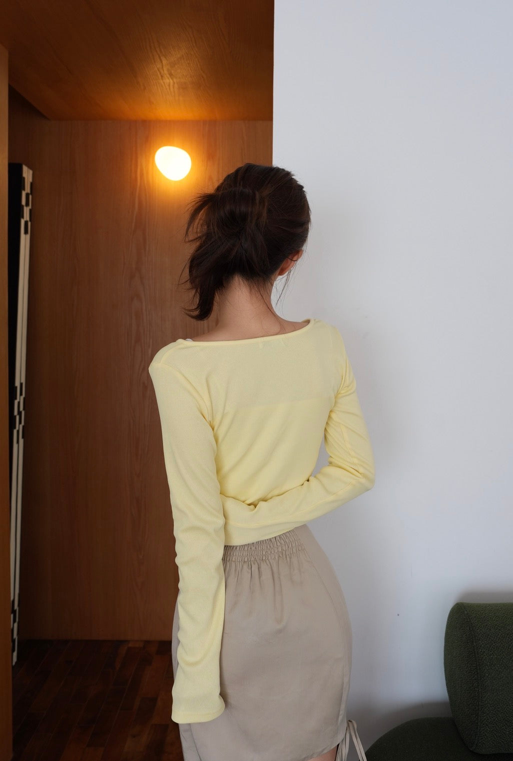 Rib Ribbon Cardigan