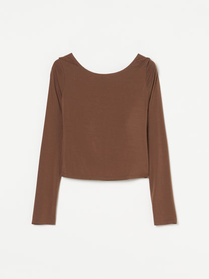 Drape Back Metal Top