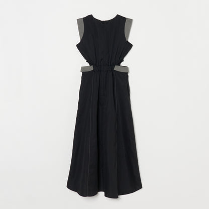 Side Open Flap Stitch Dress