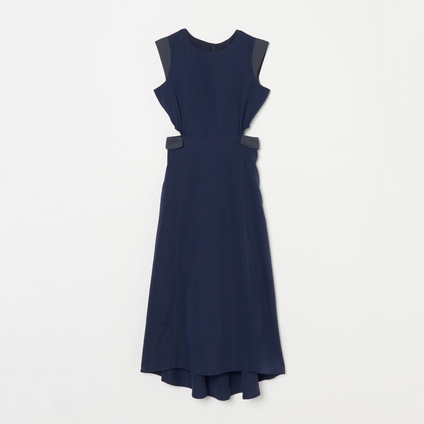 Side Open Flap Stitch Dress