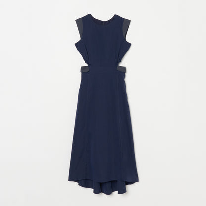 Side Open Flap Stitch Dress