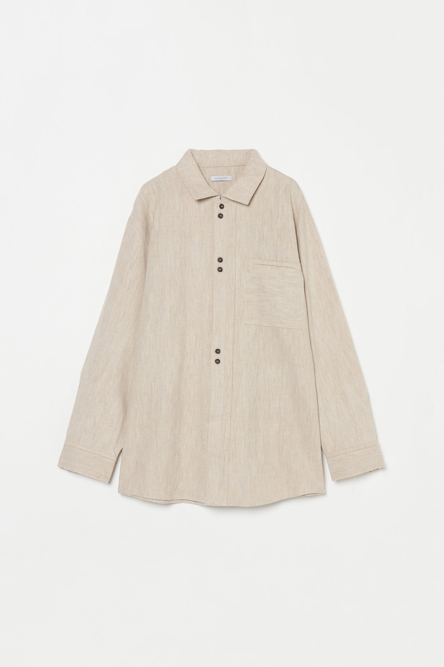Layered Unisex Shirt Blouson