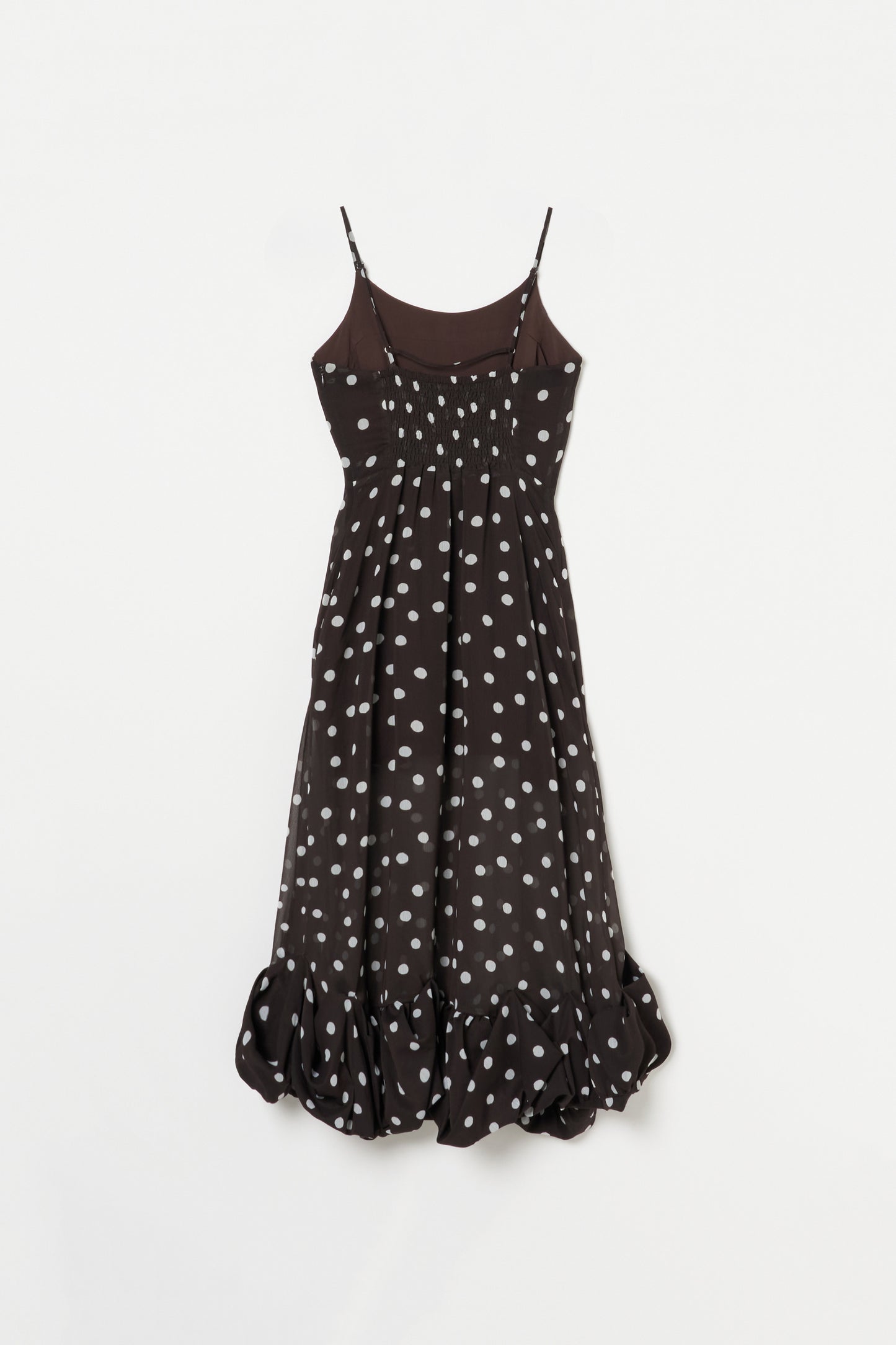Dot Balloon Hem Dress