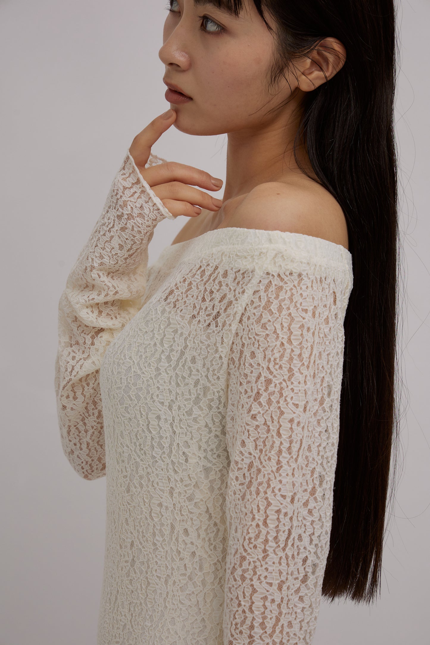 Lace Skin Convertible Drape Dress