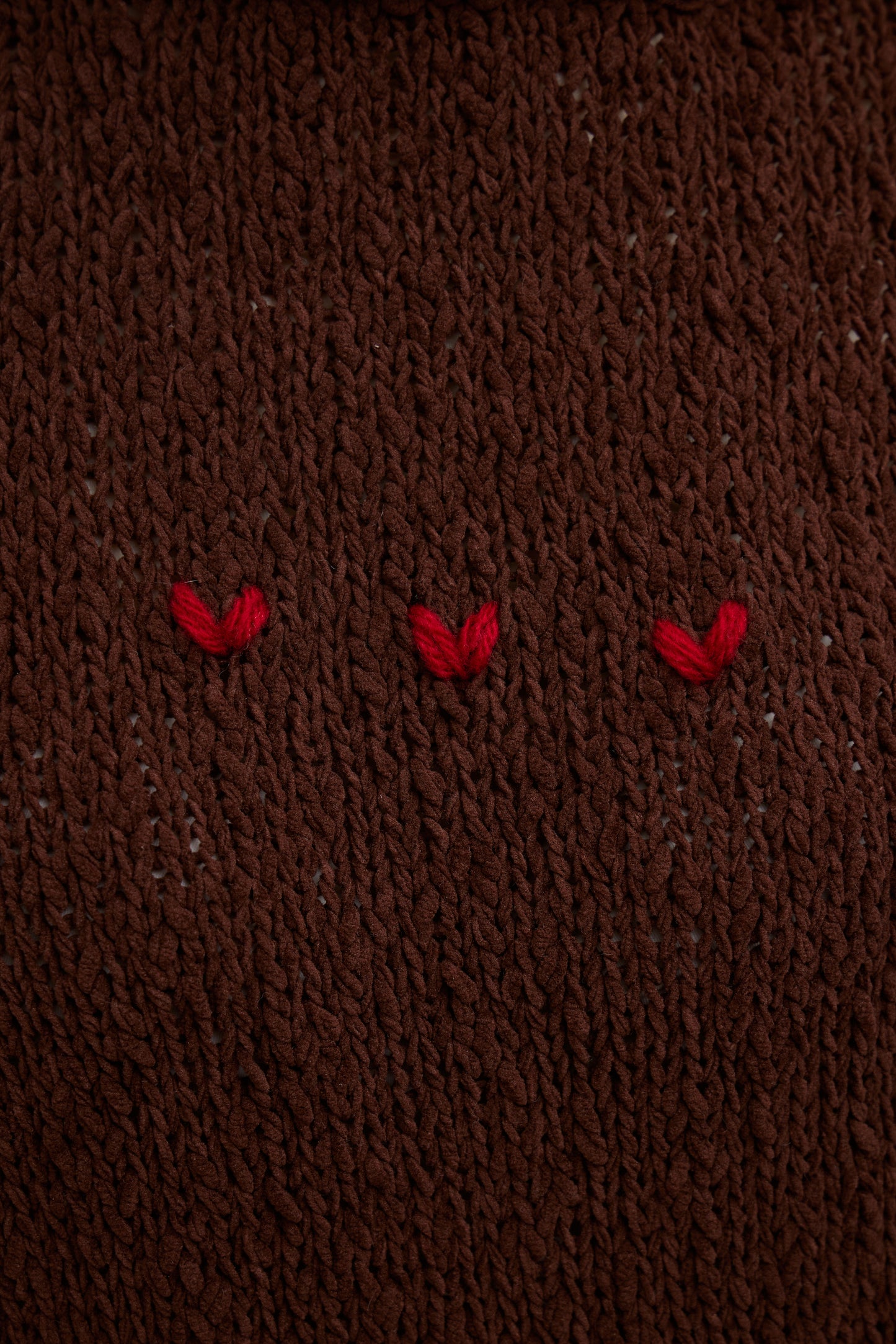 Balloon Heart Knit Tops