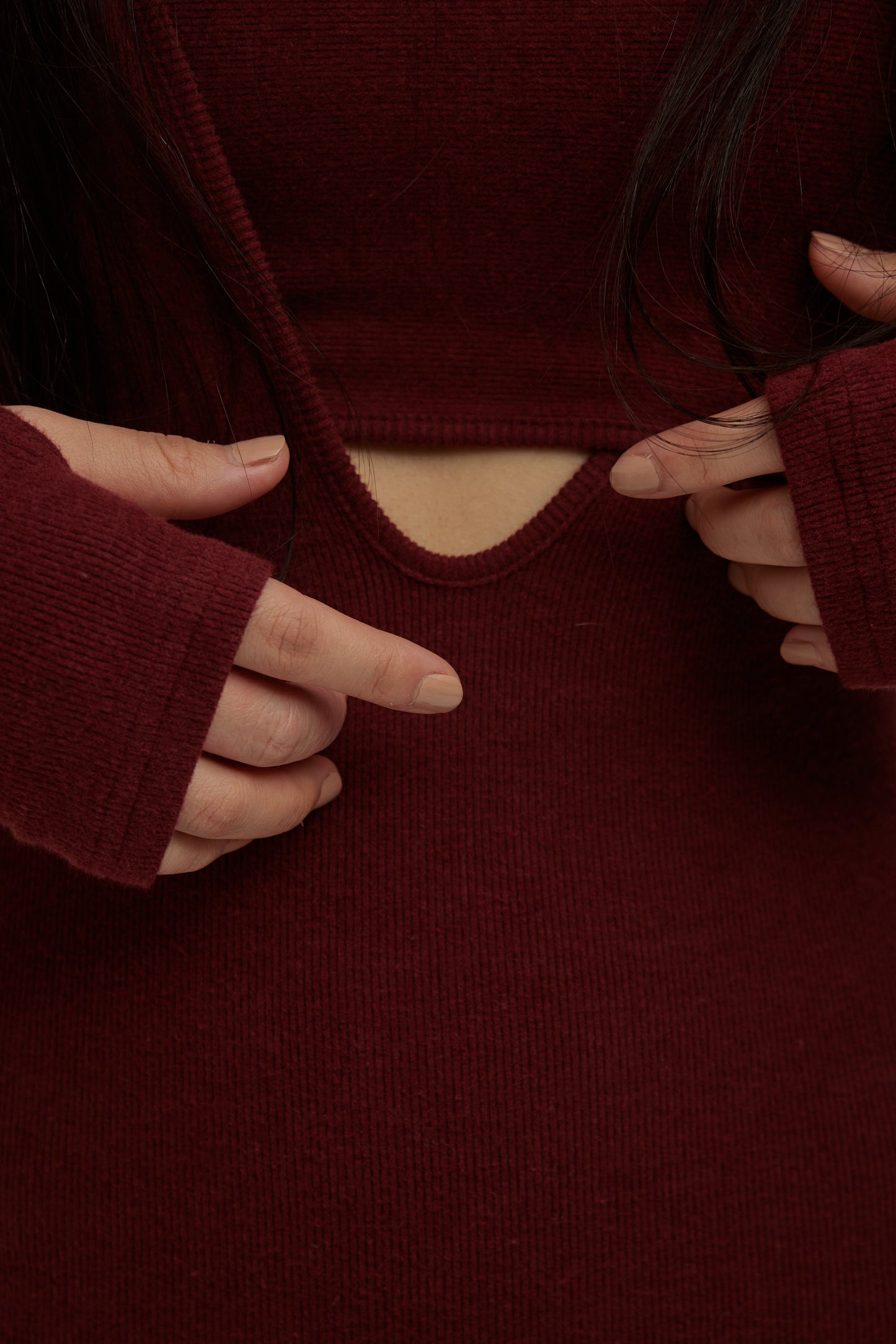 Layered Nuance Cutout Dress