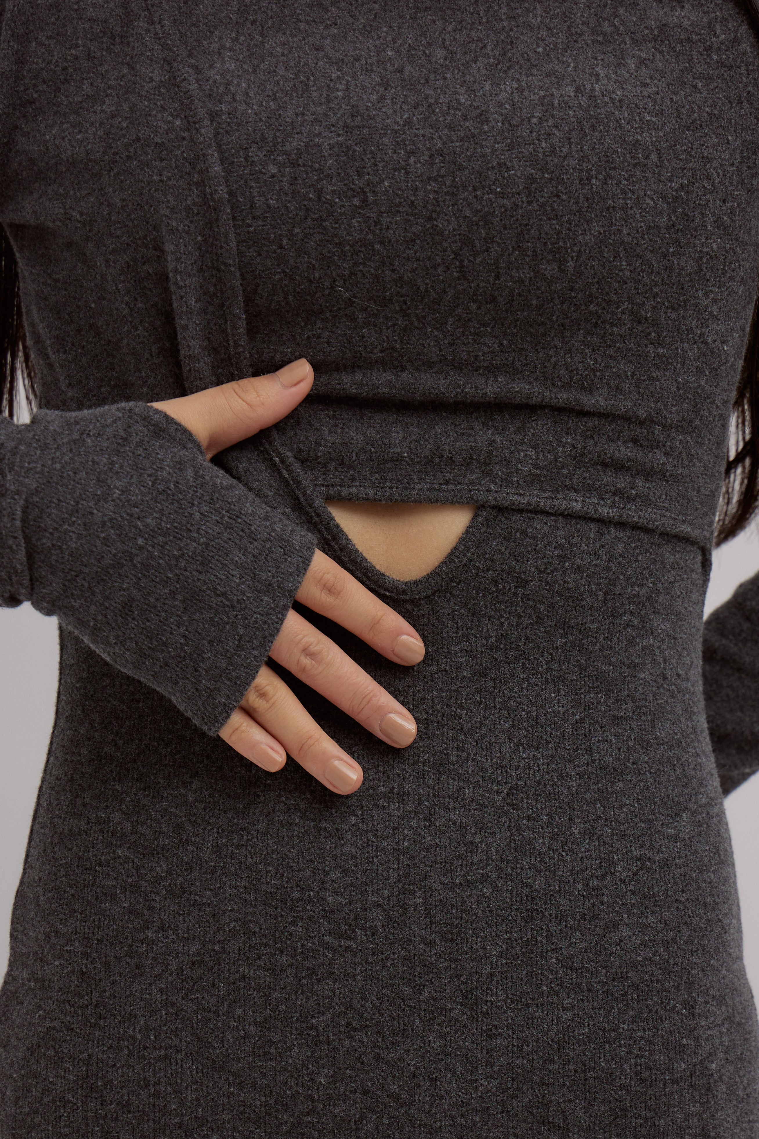 25AW POPUP】Layered Nuance Cutout Dress – VALLAN