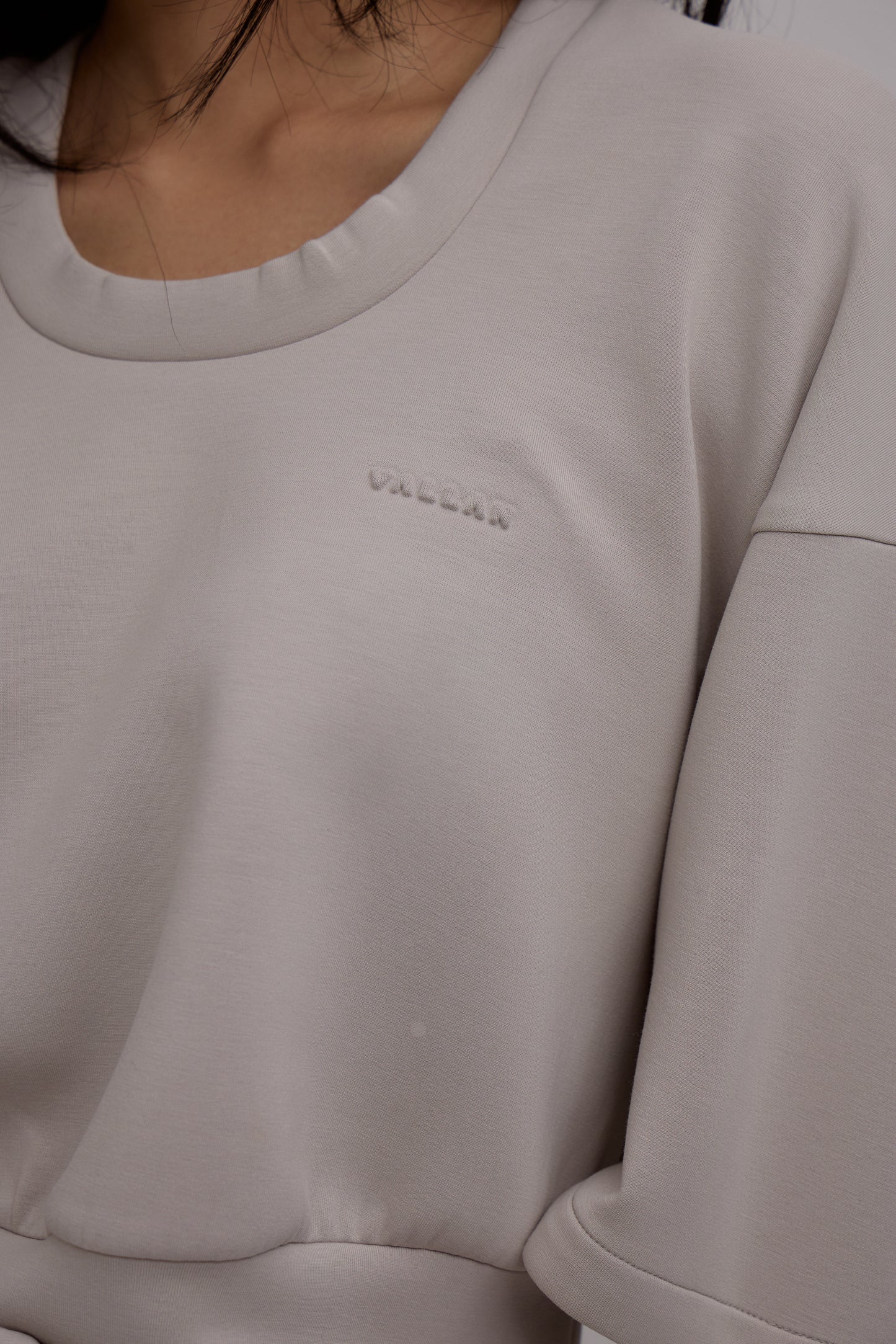 Emboss Cutout Sweat Set Up