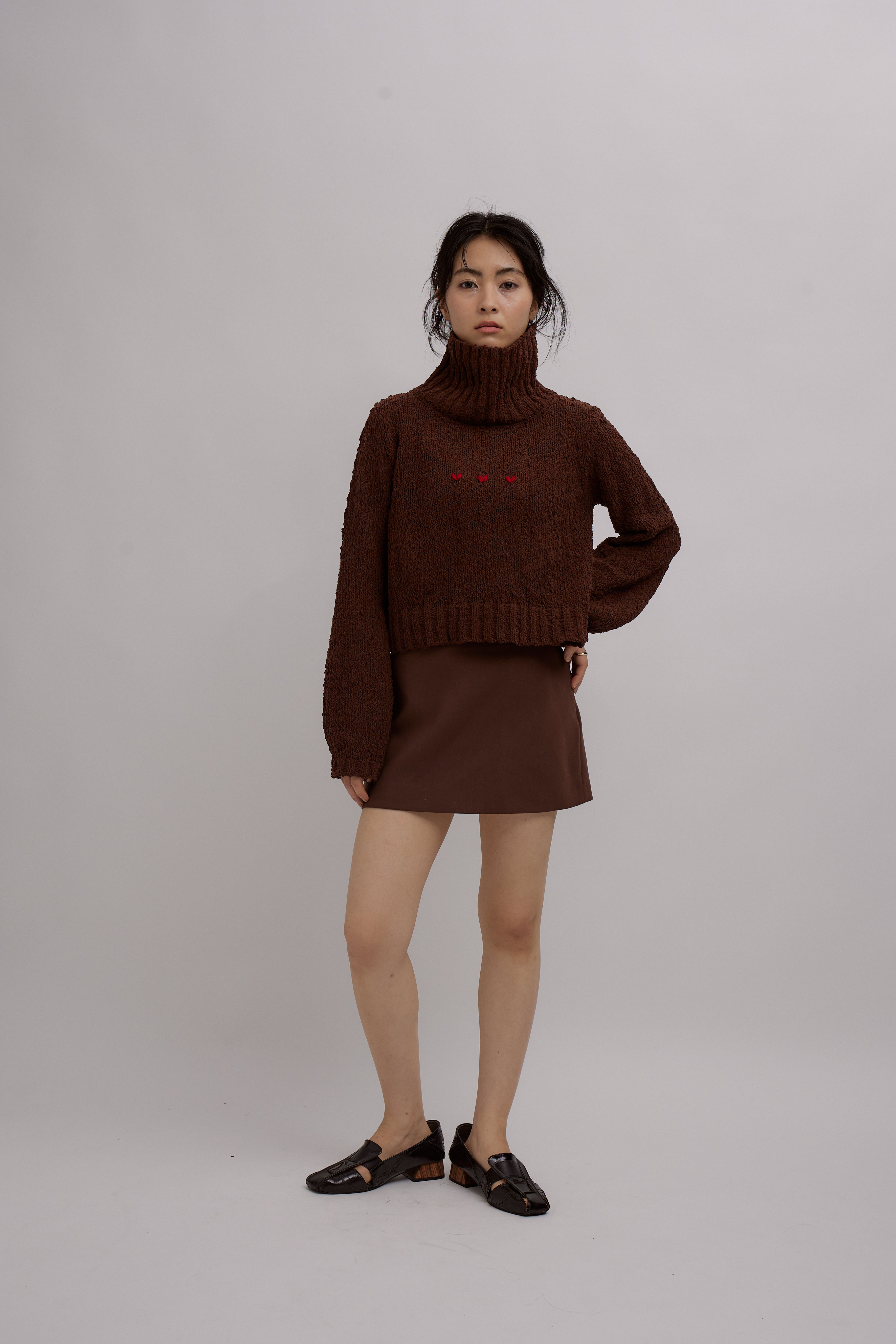 Balloon Heart Knit Tops – VALLAN