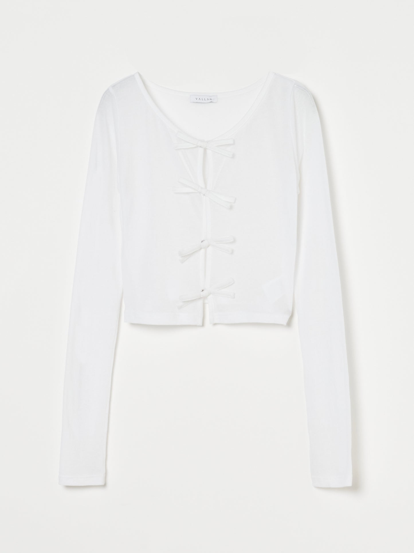 Sheer Ribbon Cardigan