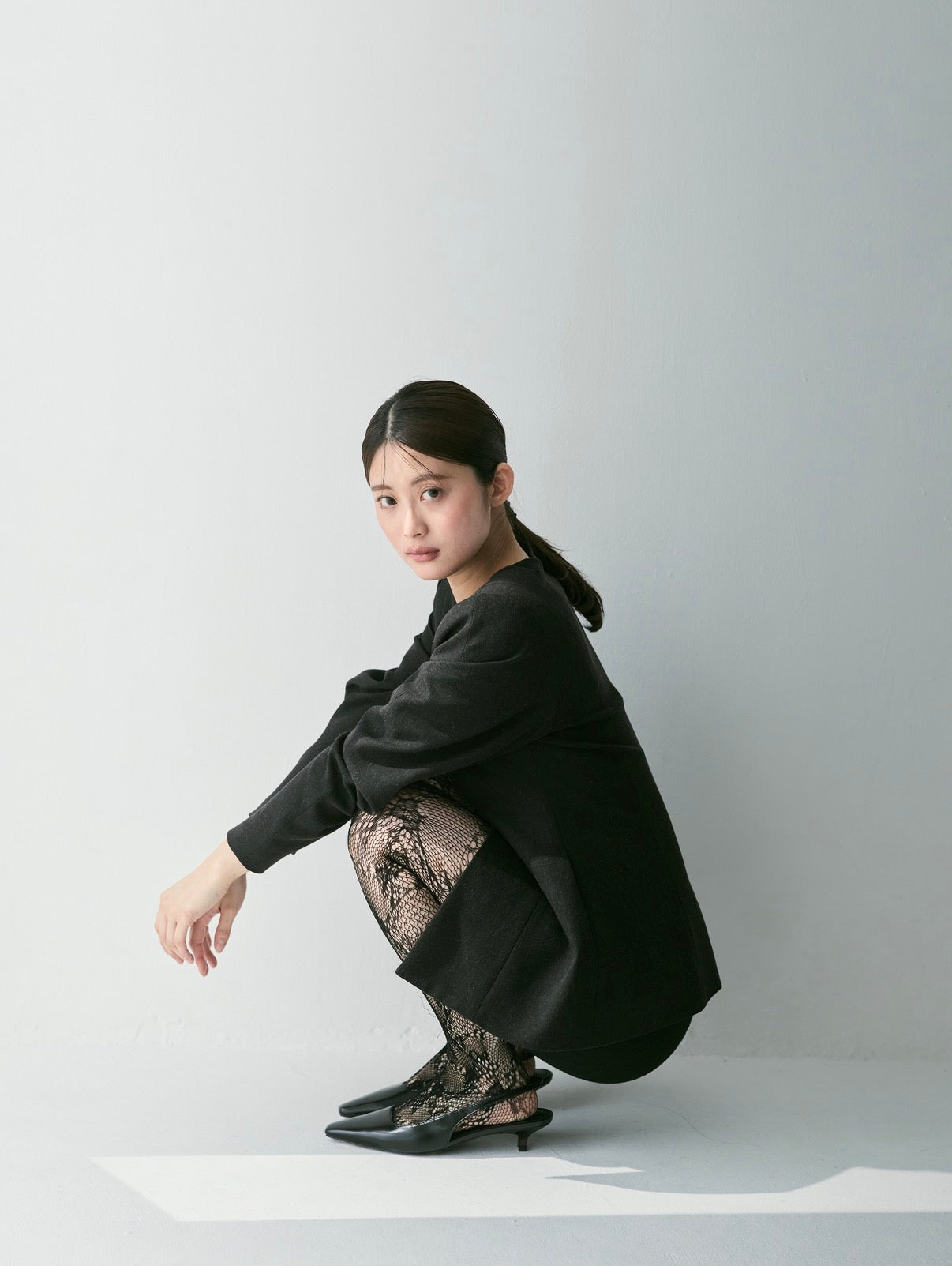 Lined Bottons Classical Cocoon Jacket