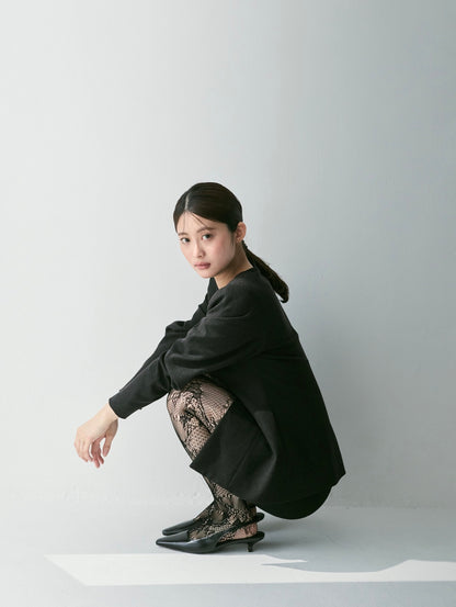 Lined Bottons Classical Cocoon Jacket