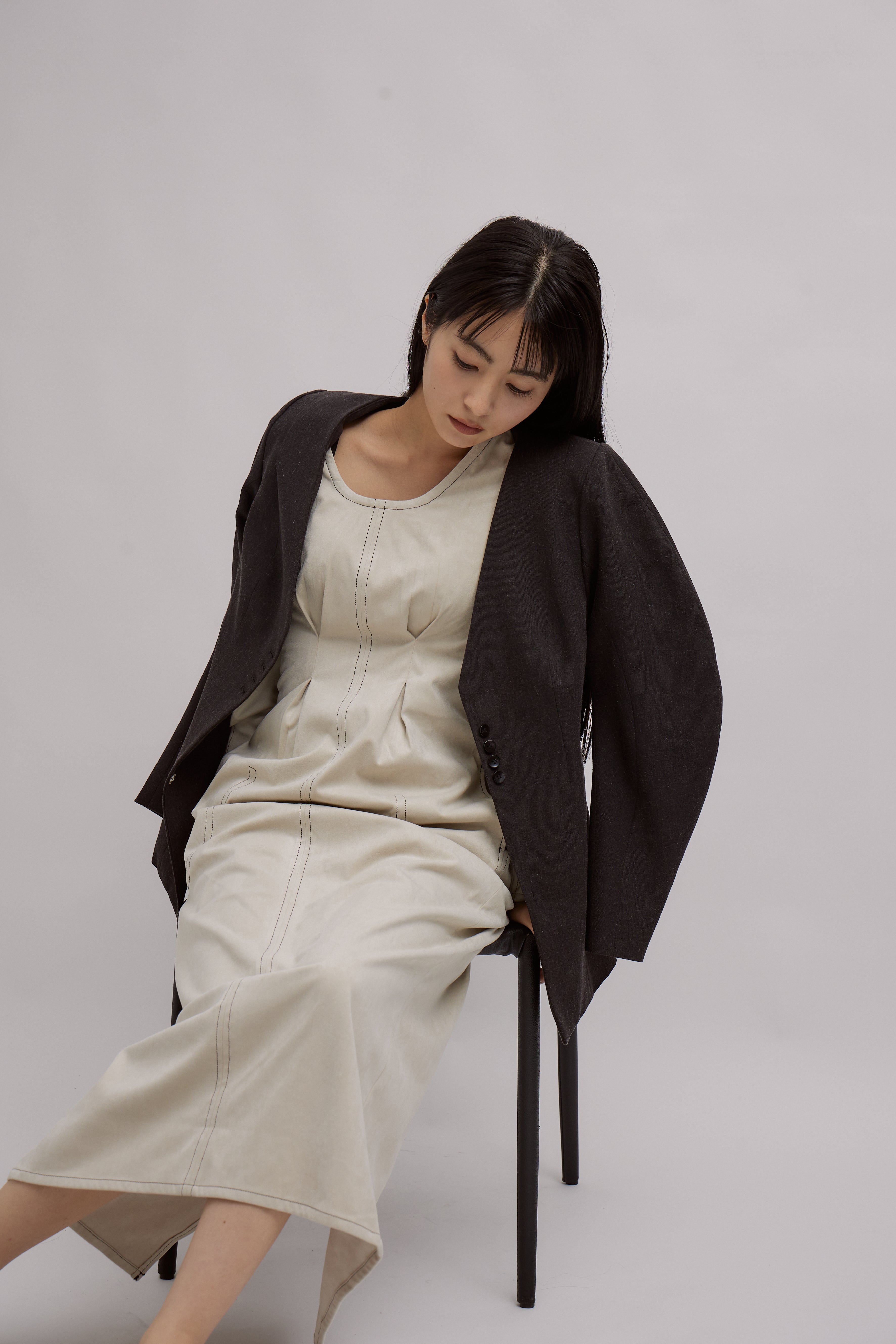 Uneck Stitch Cocoon Dress – VALLAN