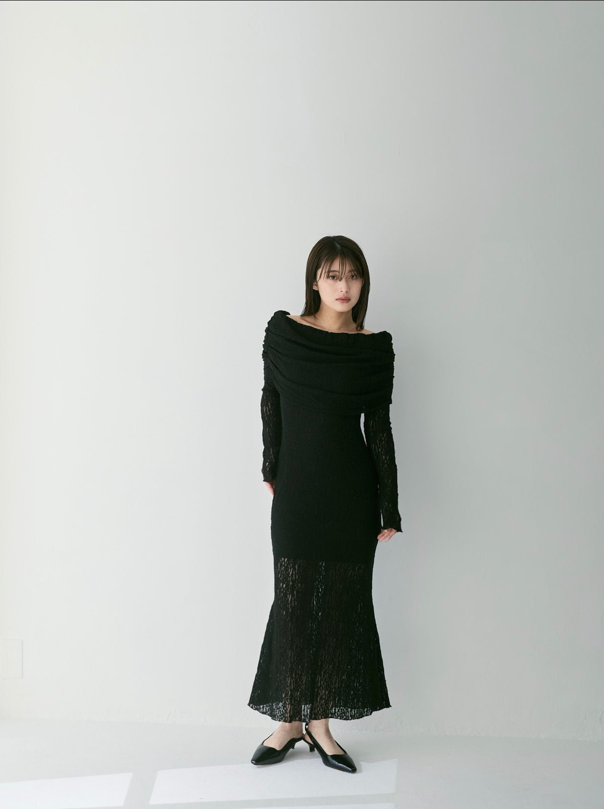 Lace Skin Convertible Drape Dress – VALLAN