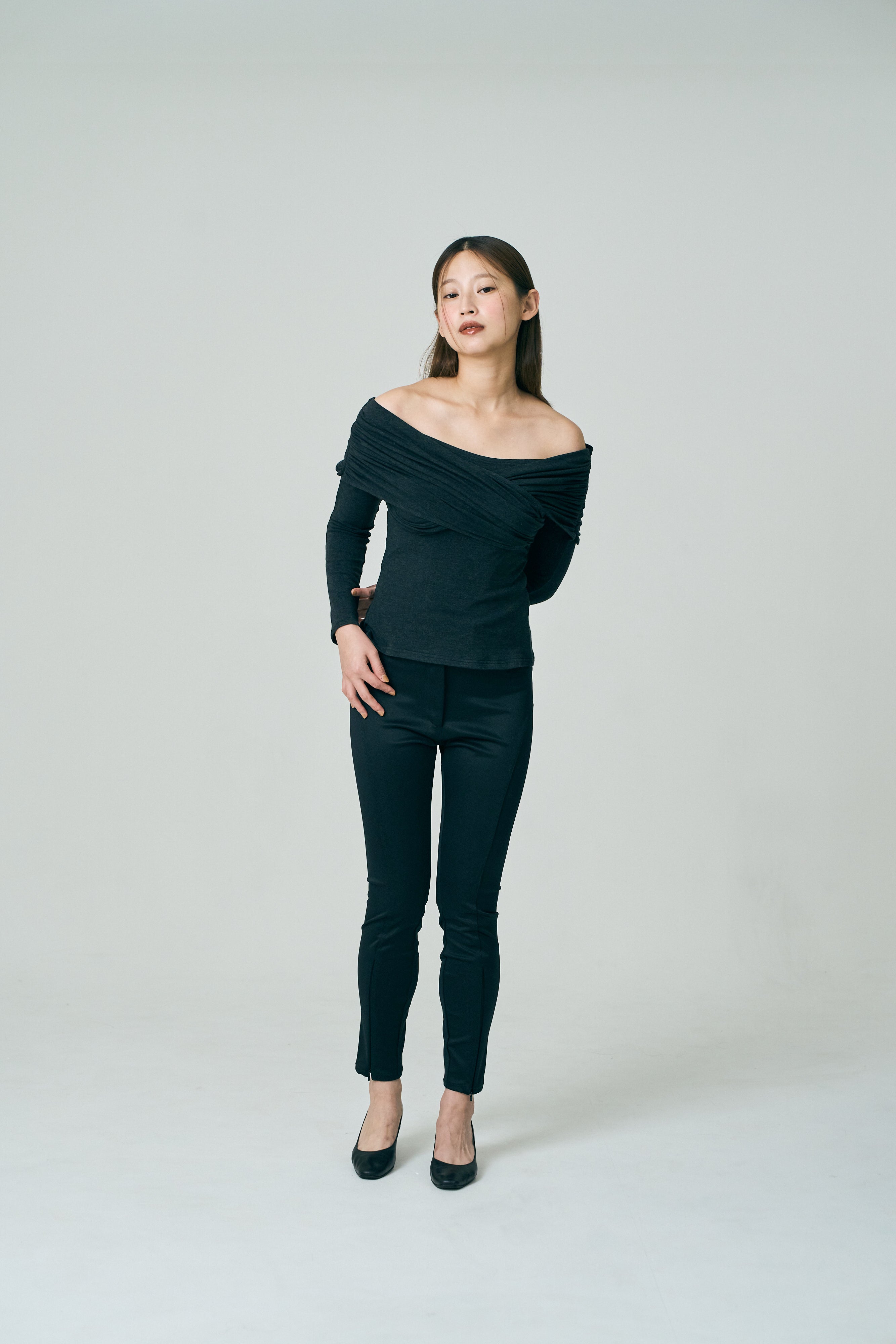 Crossed Reversible Offshoulder Tops – VALLAN