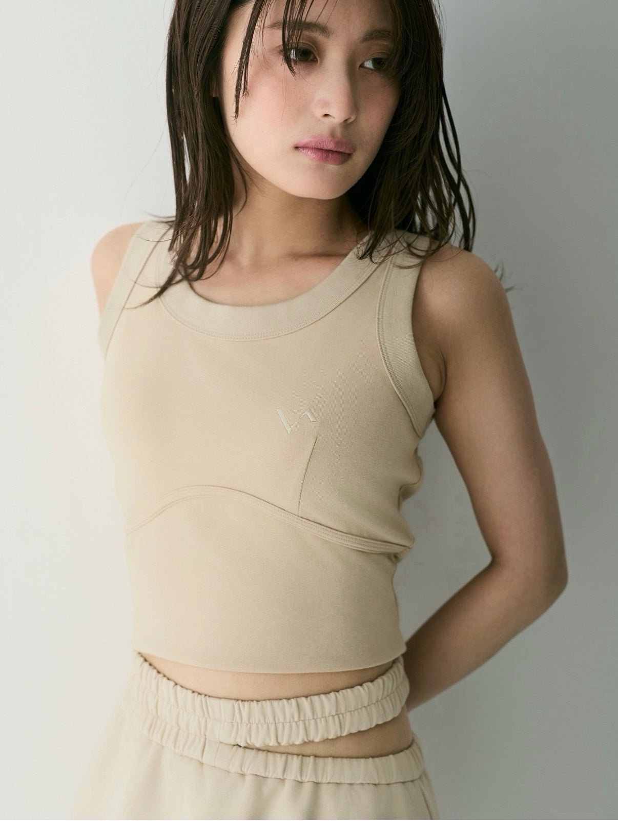 Wavy Line Mini Tank Tops