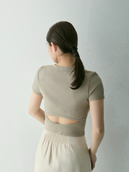 Back Open Mini T-shirt
