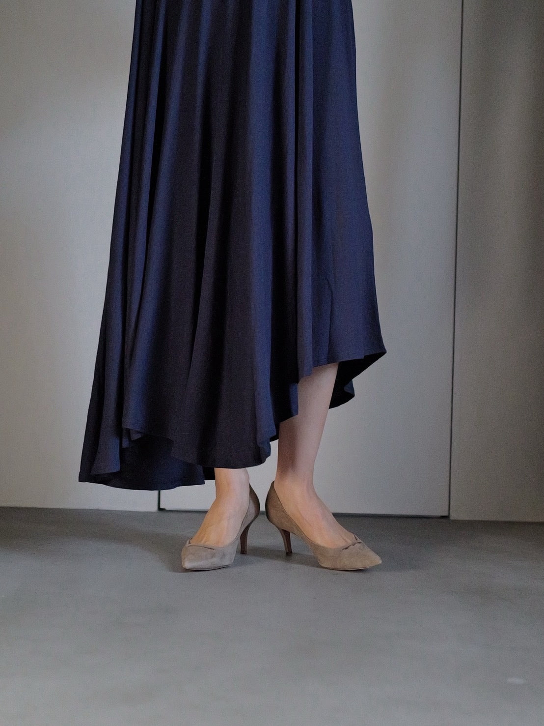 Sculpted Flow Drape Dress