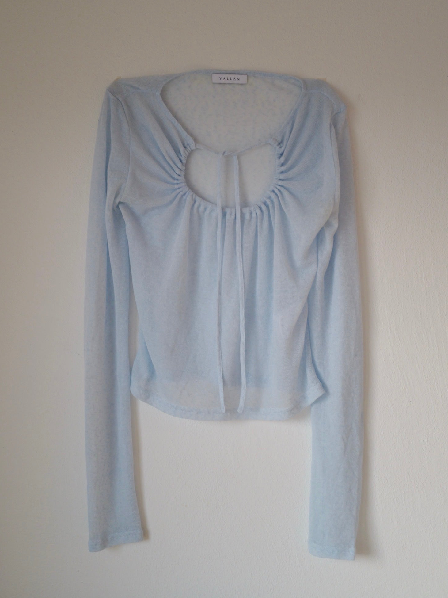 Decollete Gather Sheer Tops – VALLAN Decollete Gather Sheer Tops – VALLAN