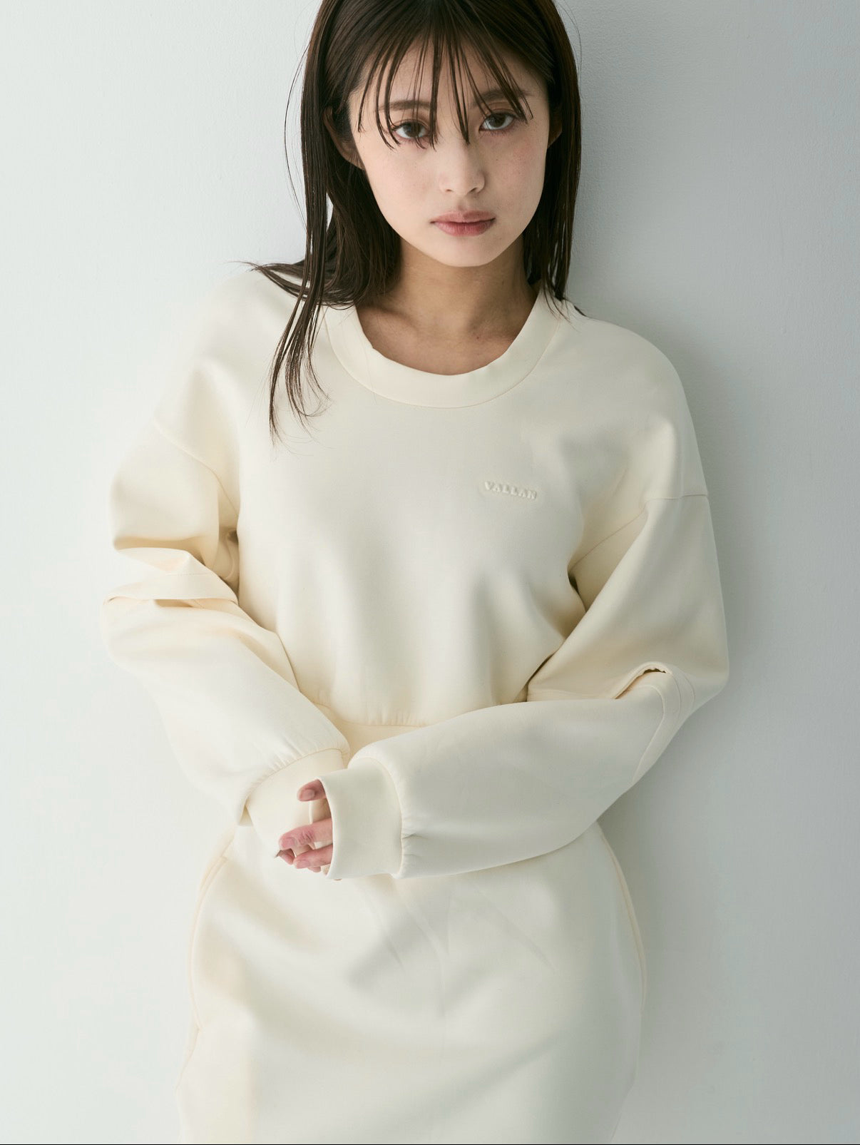Emboss Cutout Sweat Set Up