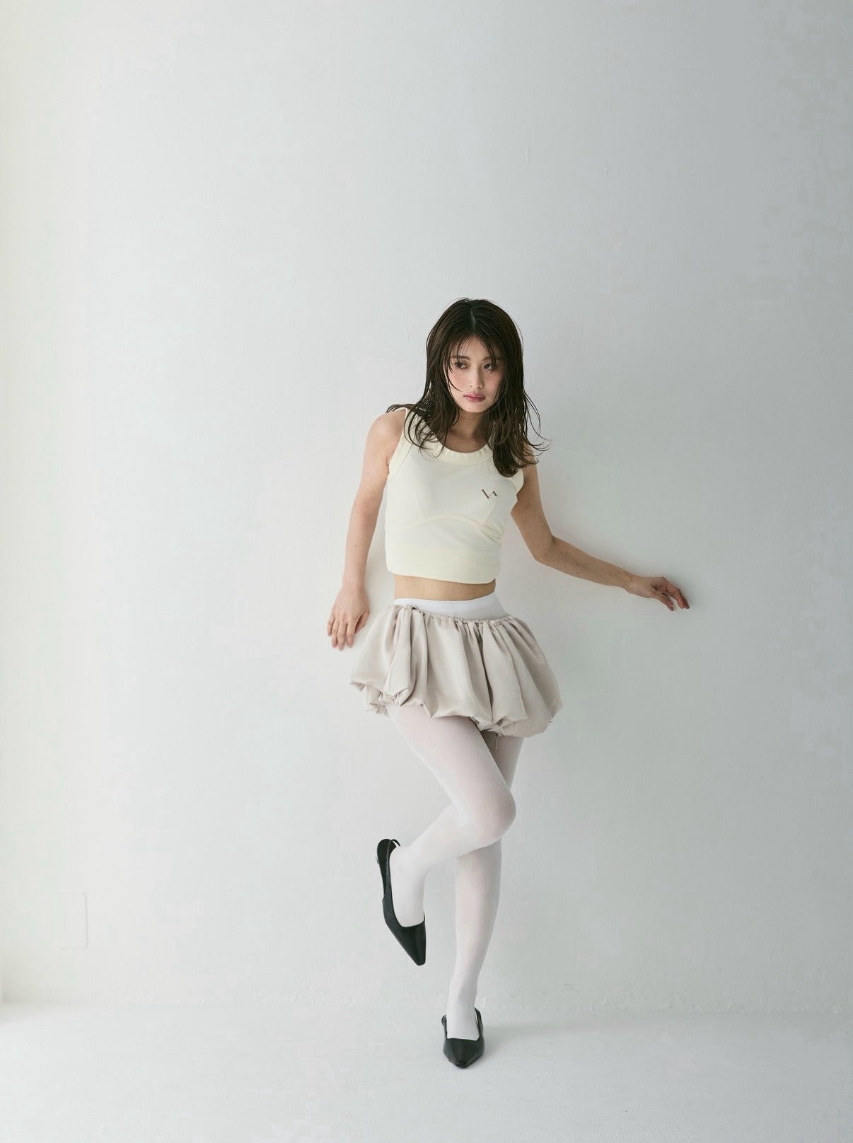 Wavy Line Mini Tank Tops