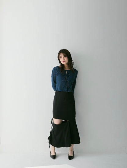 Sheer Ribbon Cardigan