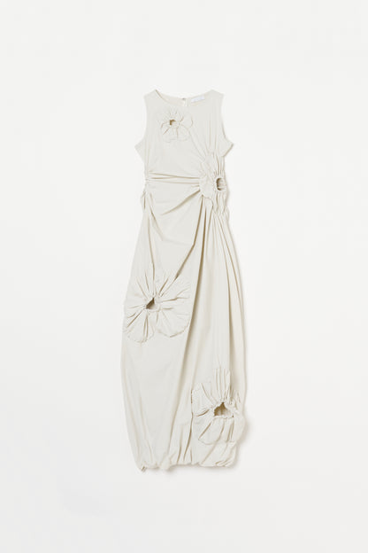 Blooming Cutout Tie Dress
