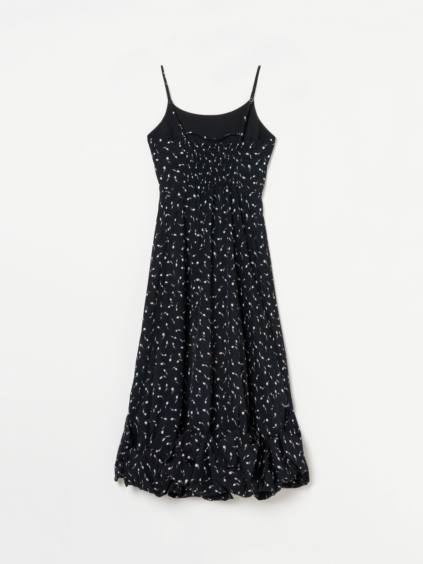 Floral Balloon Hem Dress