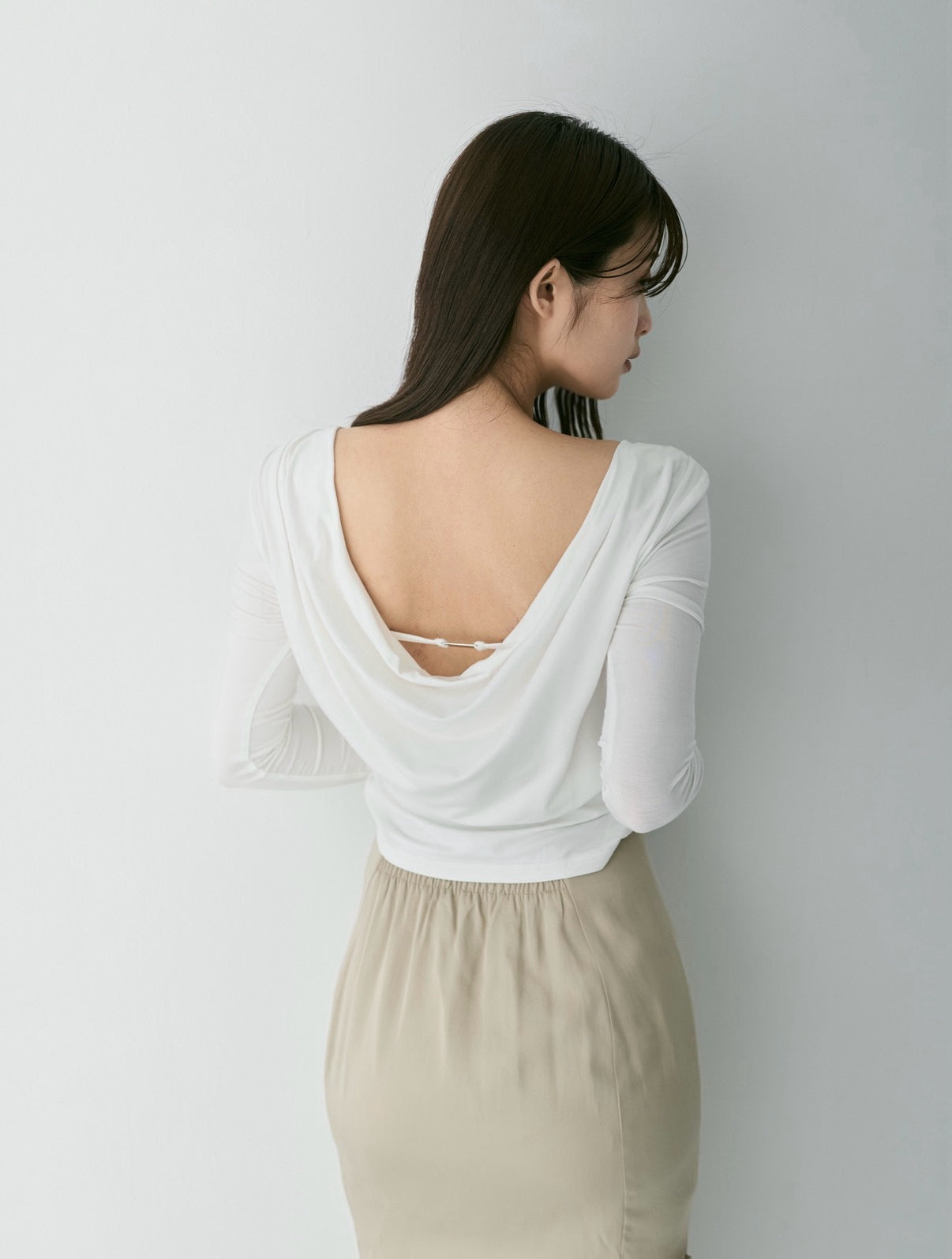 Drape Back Metal Top