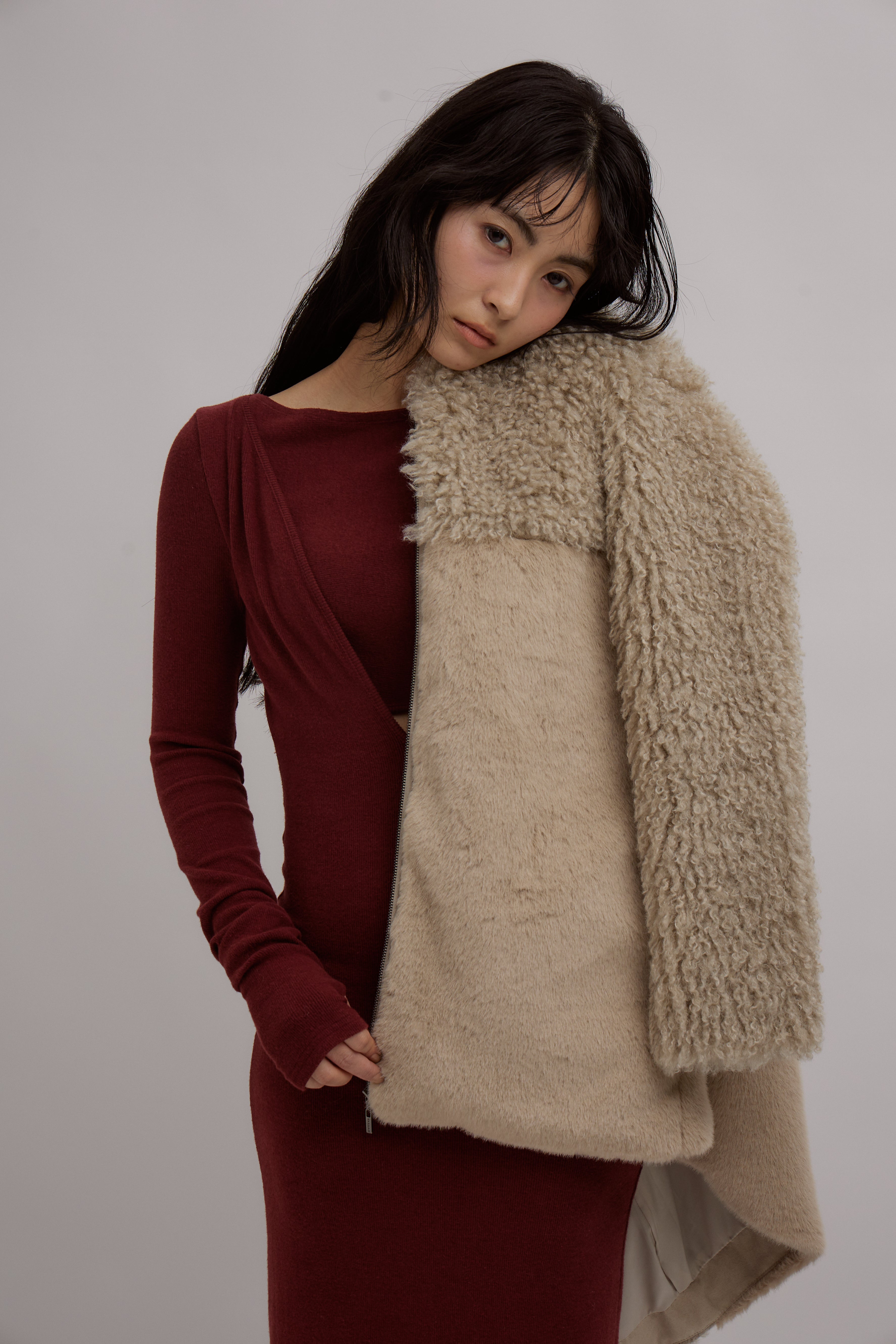 ★己★　vallan Docking Fur Medium Coat Docking Fur Medium Coat – VALLAN