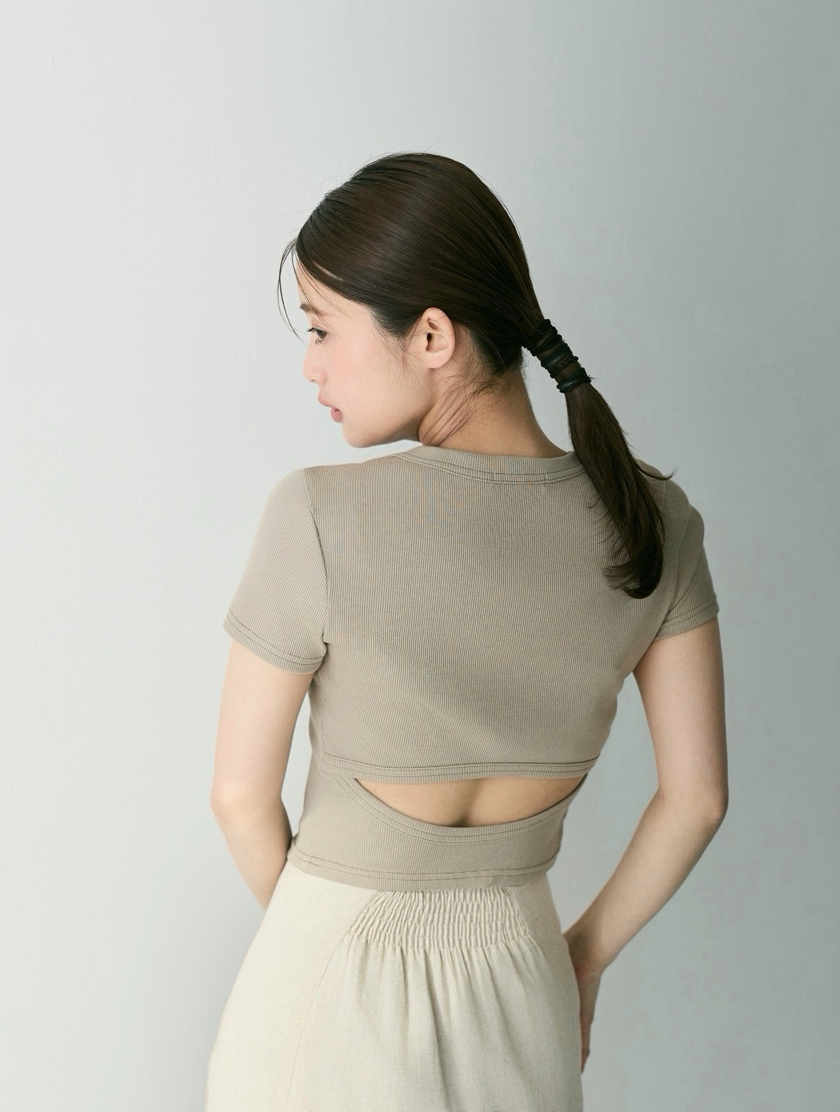 Back Open Mini T-shirt
