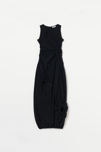 Blooming Cutout Tie Dress