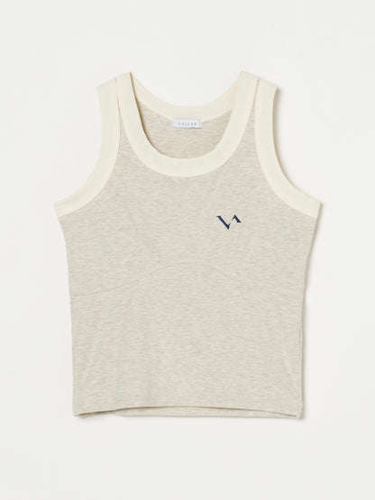 Wavy Line Mini Tank Tops