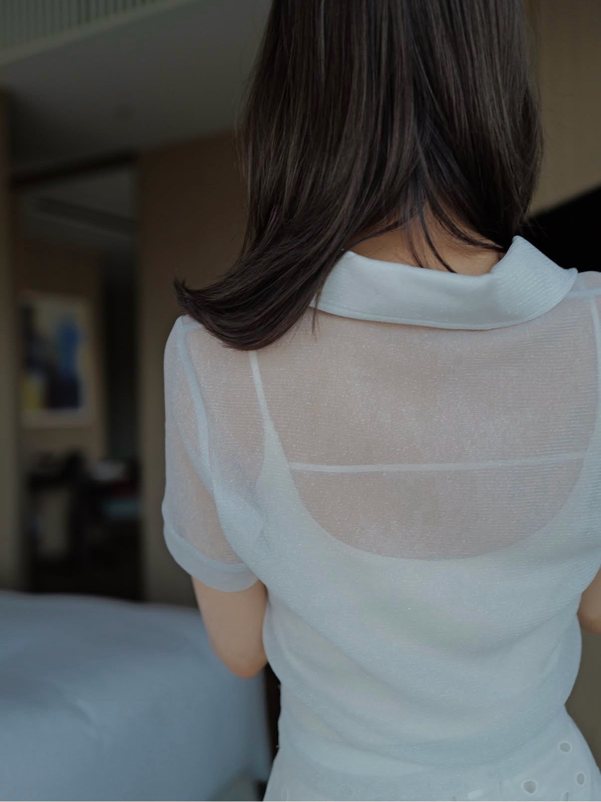 Sparkle Sheer Polo