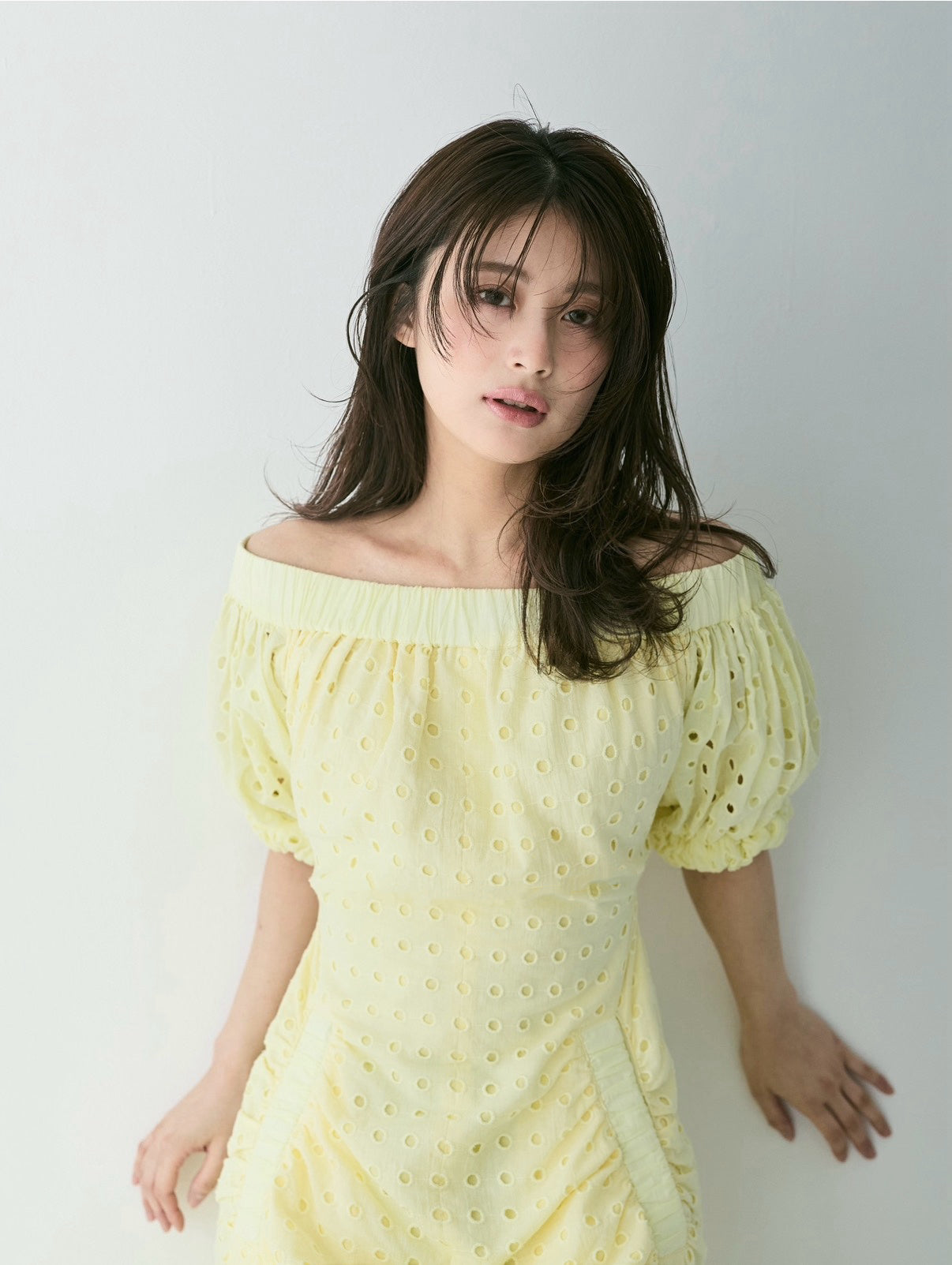 最終値下VALLAN Dot PatternCotton Flare Dress Dot Pattern Cotton Flare Dress – VALLAN